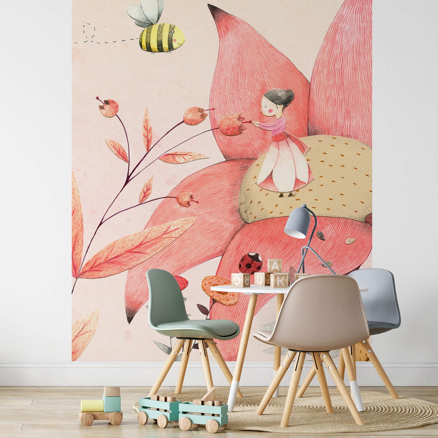 A.S. Création Vlies Fototapete Kinderzimmer Vliesfototapete Thumbelina DD119117