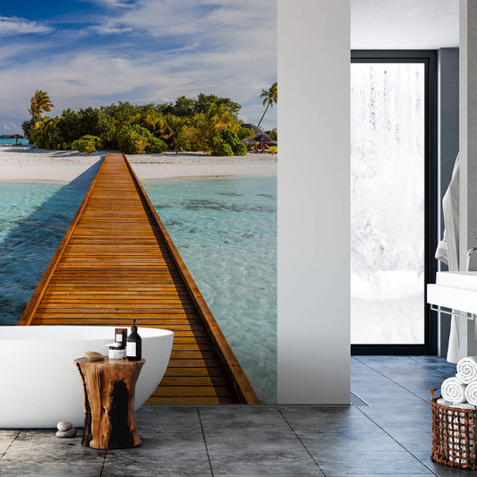 A.S. Création Vlies Fototapete Palmen Way to Paradise DD119122 Strand Designwall