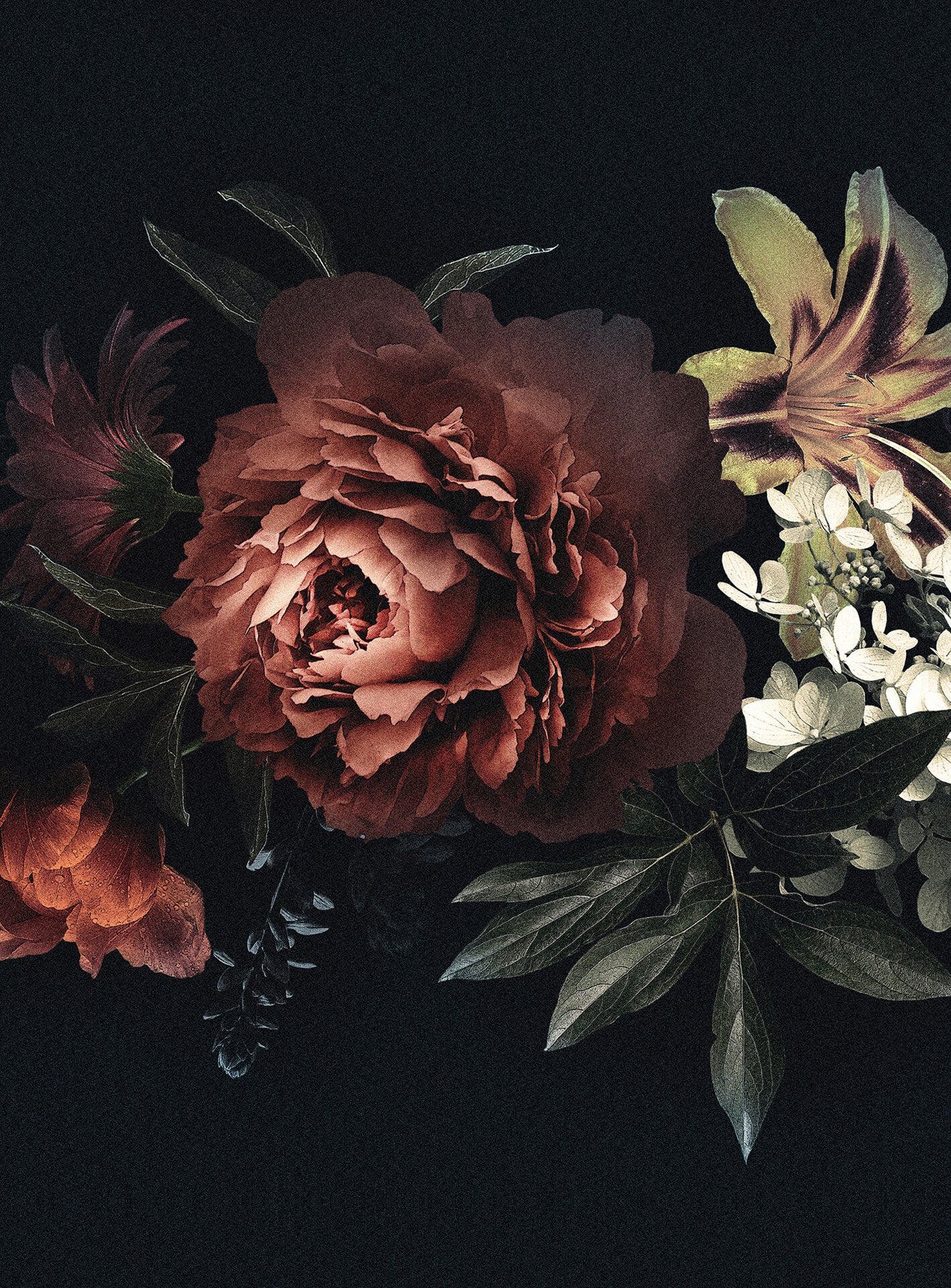 A.S. Création Vlies Fototapete Rosen Flower Bouquet  DD119125 Blumen Designwalls