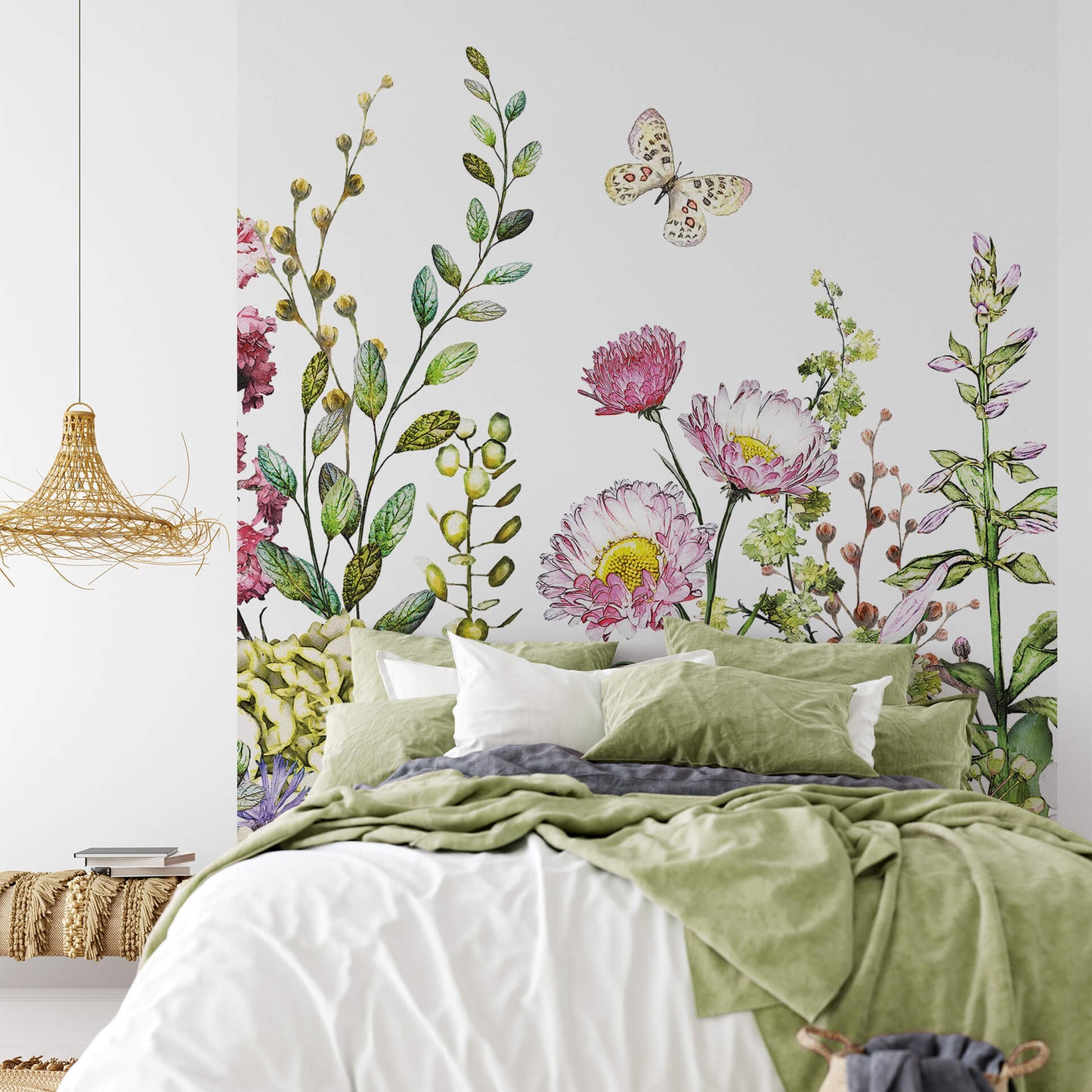 A.S. Création Vlies Fototapete Natur Summer Flowers DD119130 Tiere Designwalls