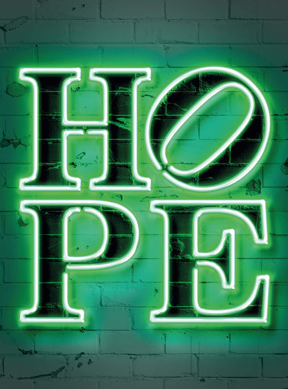 A.S. Création Vlies Fototapete Stein  Neon Tube Hope DD119169  Designwalls 2.0