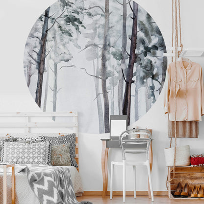 A.S. Création Vlies Fototapete Wald Watercolour Forest DD119188 Designwalls