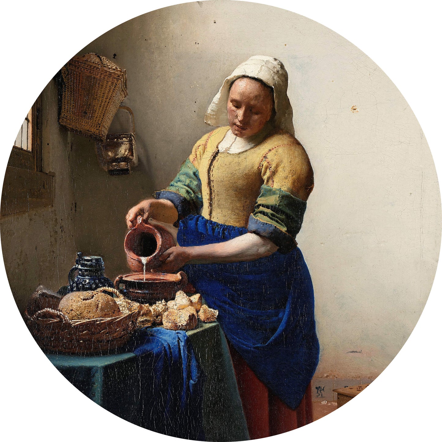 A.S. Création Vlies Fototapete Kunst Vermeer - The Milkmaid DD119207 Designwalls