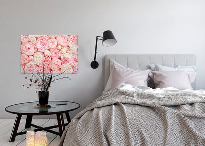 Rosen Leinwandbild Rosa 90x60 DD120257 Keilrahmenbild Blumen Wandbild Floral