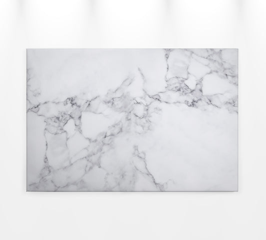 Marmor Leinwandbild Weiß Grau 90x60 DD120276 Keilrahmenbild Wandbild Modern