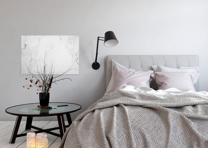 Marmor Leinwandbild Weiß Grau 90x60 DD120277 Keilrahmenbild Wandbild Modern