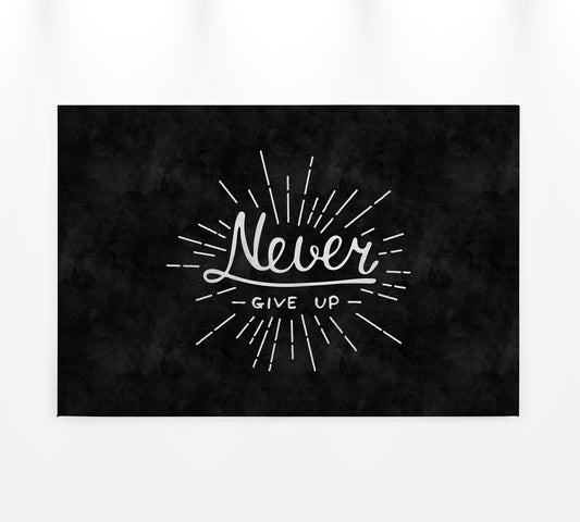 Zitate Leinwandbild Schwarz Weiß 90x60 DD120359 Keilrahmen Wandbild Leinwand