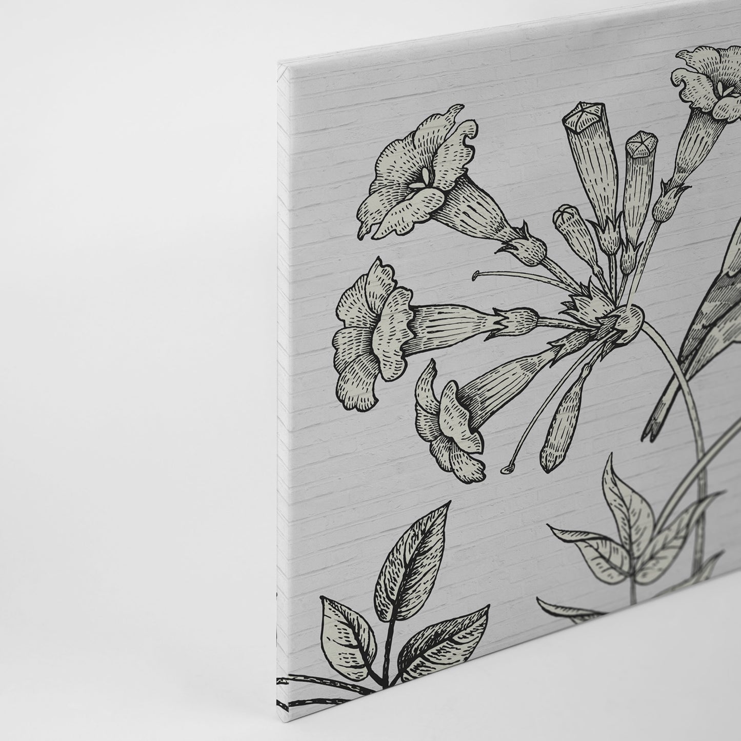 Leinwandbild Vogel Schwarz Weiß 90x60 DD120372 Keilrahmenbild Wandbild Leinwand