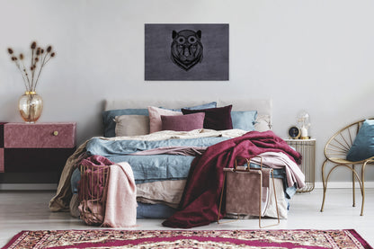 Leinwandbild Panther Grau Schwarz 90x60 DD120383 Keilrahmen Wandbild Leinwand