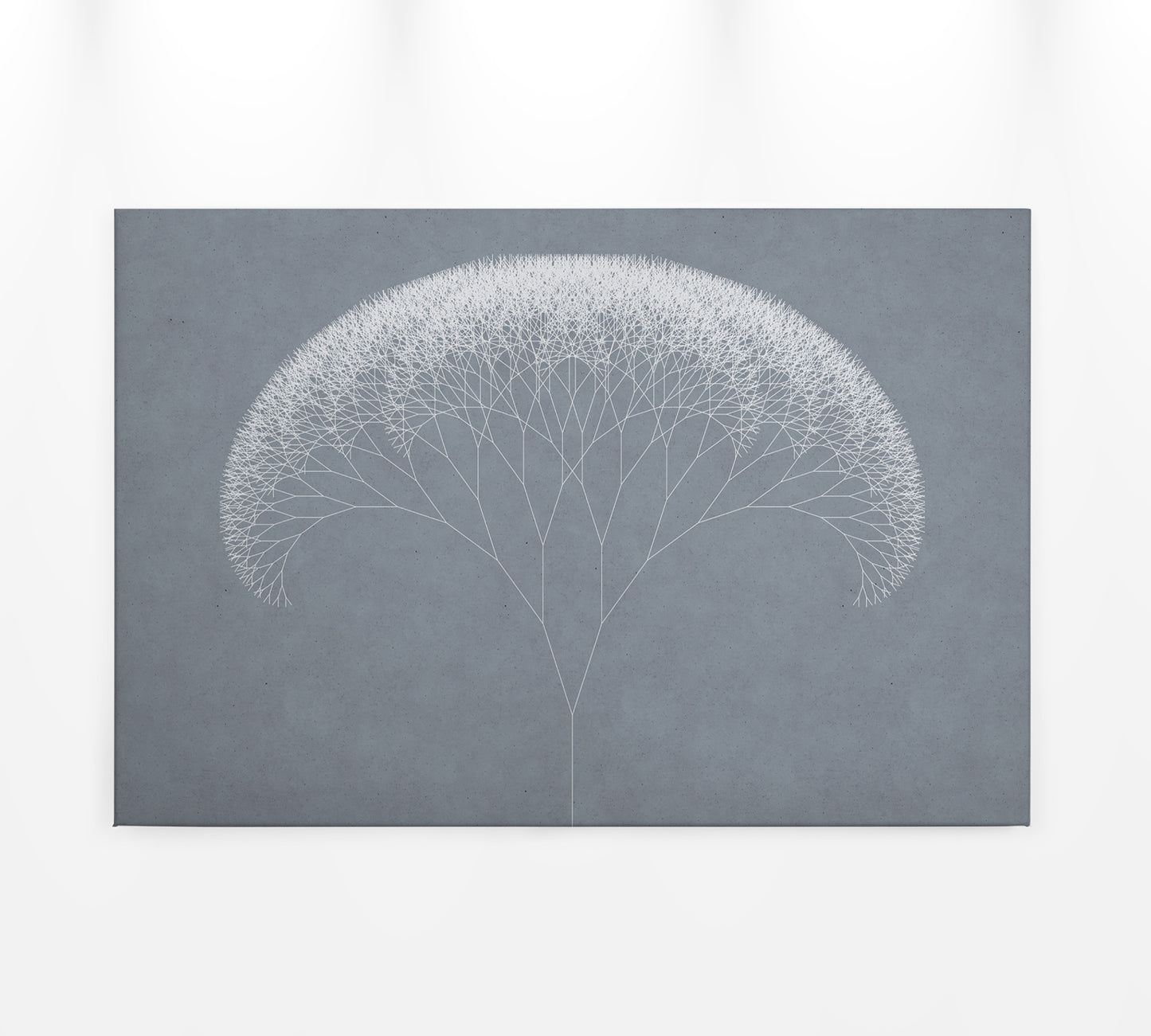 Leinwandbild Geometrisch Grau Weiß 90x60 DD120406 Wandbild Leinwand Modern