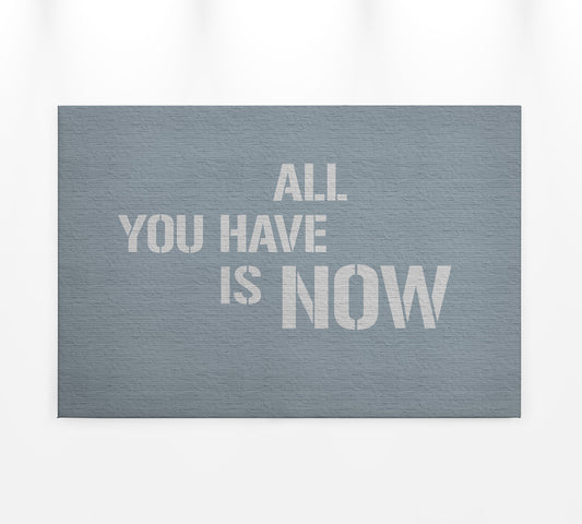 Leinwandbild Zitate Grau Blau 90x60 DD120423 Keilrahmen Wandbild Leinwand