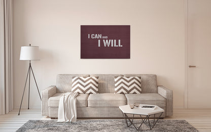 Leinwandbild Zitate Rot Grau 90x60 DD120425 Keilrahmen Wandbild Leinwand