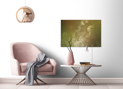 Leinwandbild Blumen Floral 90x60 DD120491 Keilrahmenbild Wandbild Leinwand