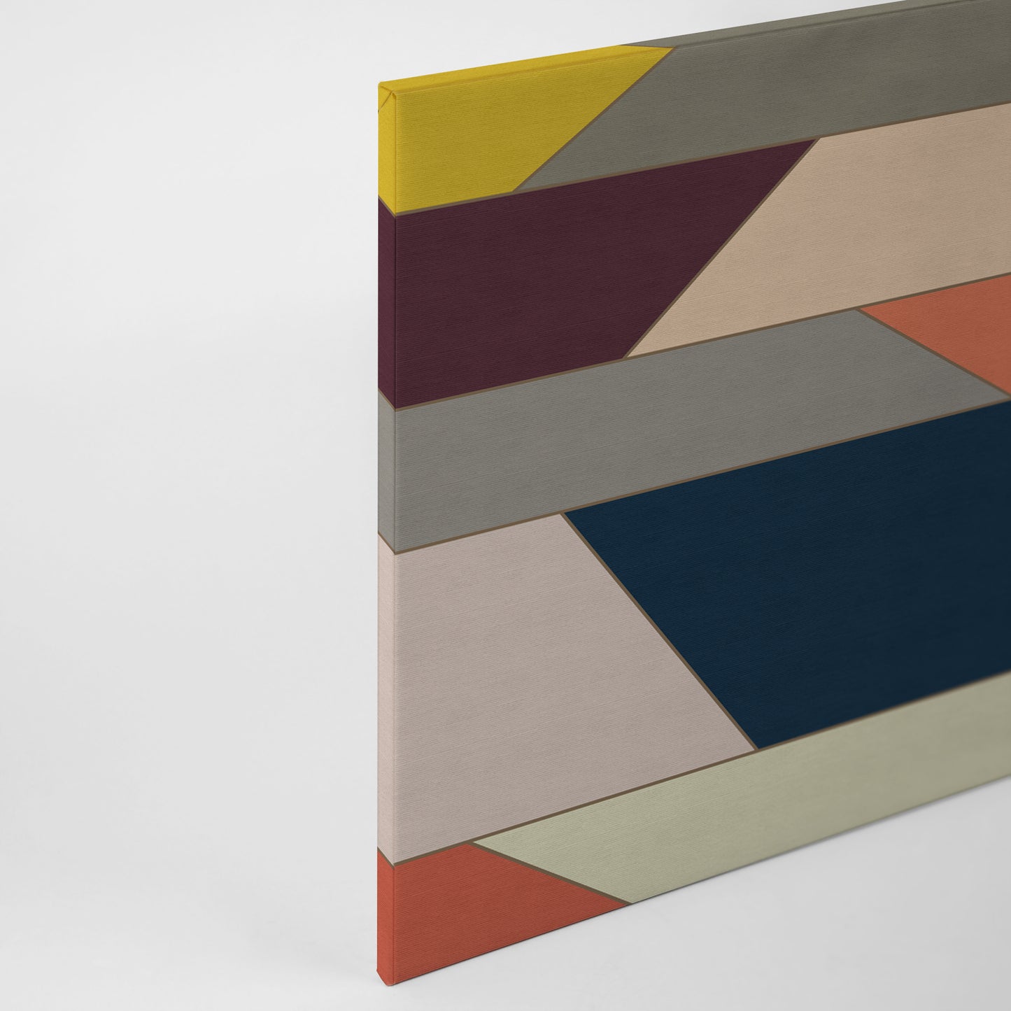 Leinwandbild Geometrisch Bunt 90x60 DD120503 Wandbild Leinwand Keilrahmen Modern