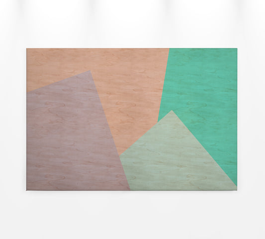 Leinwandbild Geometrisch Bunt Modern 90x60 DD120509 Wandbild Leinwand Keilrahmen