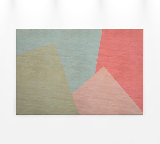Leinwandbild Geometrisch Bunt 90x60 DD120510 Wandbild Leinwand Keilrahmen