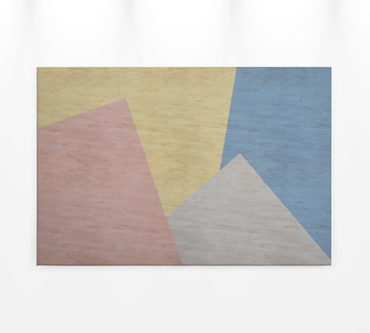 Leinwandbild Geometrisch Bunt Modern 90x60 DD120511 Wandbild Leinwand Keilrahmen