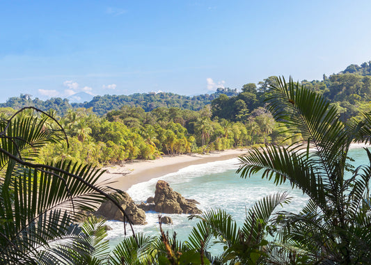 Leinwandbild Meer Strand Blau Grün 70x50 DD123032 Keilrahmen Wandbild Leinwand