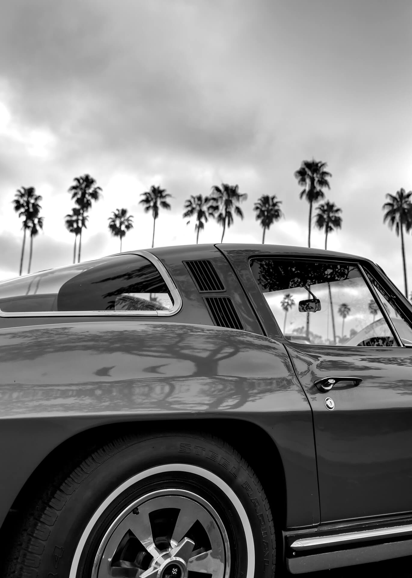 Leinwandbild Fahrzeuge Grau Schwarz 50x70 DD123136 Wandbild Leinwand Auto