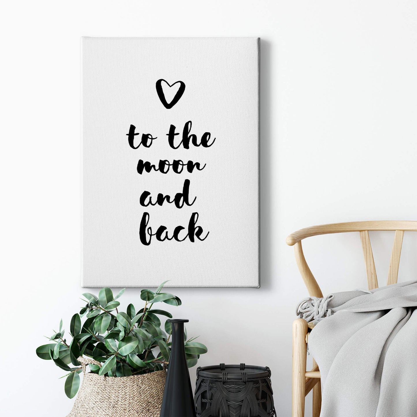 Zitate Leinwandbild Weiß Schwarz 50x70 DD123144 Keilrahmen Wandbild Leinwand