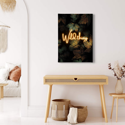 Leinwandbild Schriftzug Grün Schwarz Gold 50x70 DD123150 Keilrahmen Wandbild