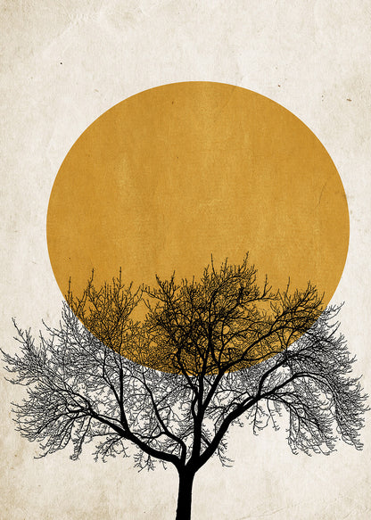 Kunst Leinwandbild Schwarz Gold Weiß 50x70 DD123157 Wandbild Leinwand Natur