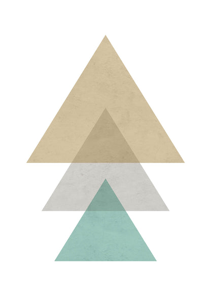 Leinwandbild Geometrisch Gold Blau Weiß 50x70 DD123164 Keilrahmenbild Wandbild