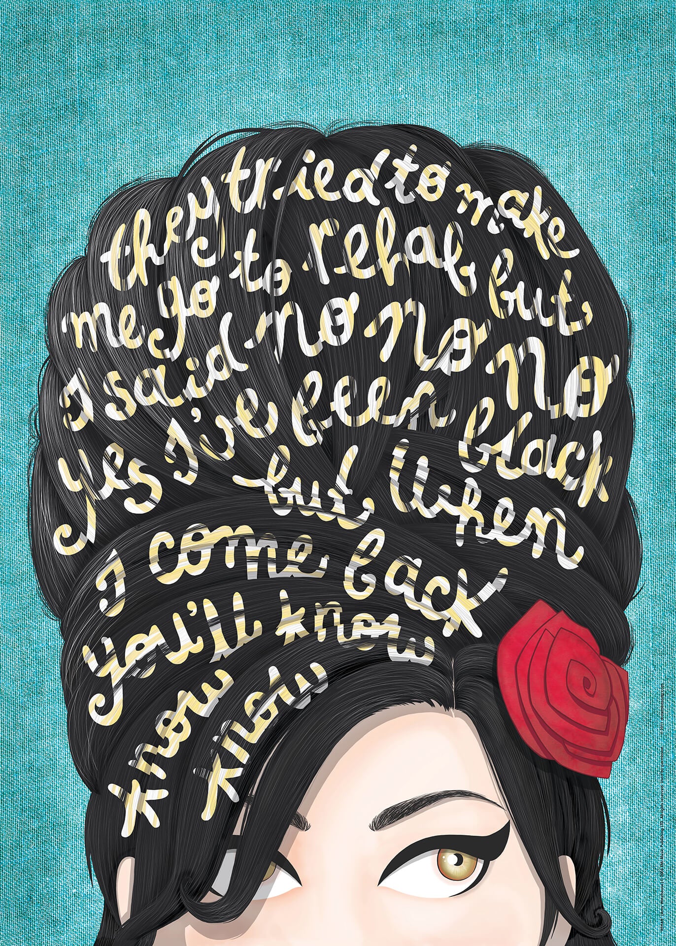 Frau Leinwandbild Grün Schwarz 50x70 DD123183 Keilrahmen Wandbild Leinwand