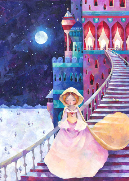 Leinwandbild Kinderzimmer Rosa Blau 50x70 DD123196 Keilrahmenbild Wandbild