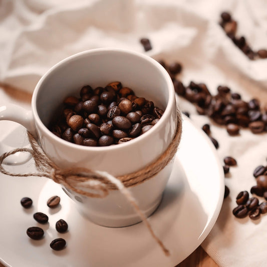 Leinwandbild Cappuccino Braun Beige 50x50 DD123280 Keilrahmenbild Wandbild