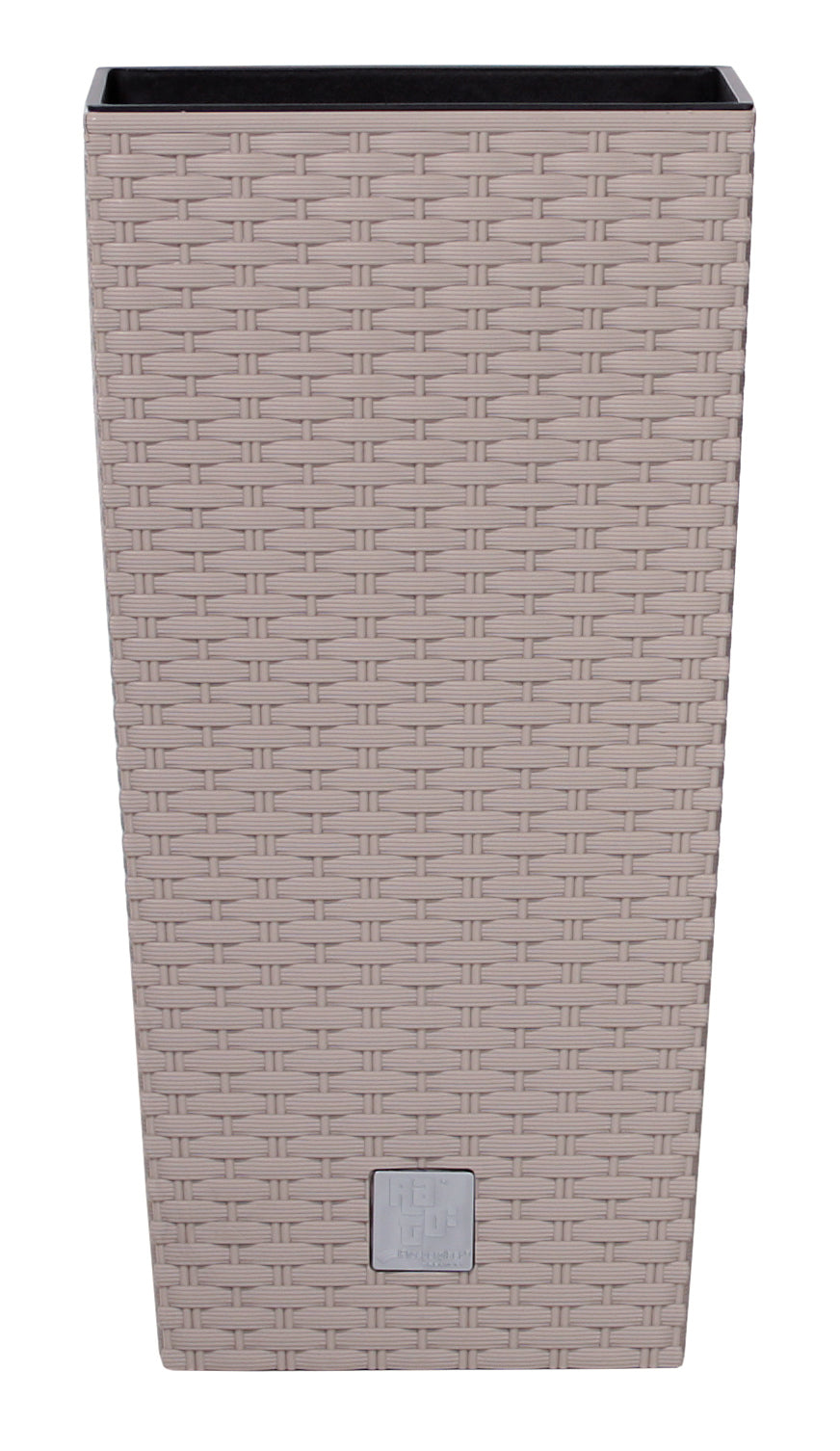 2x 50cm Pflanzschale Rattan Optik Blumentopf Übertopf Kübel Garten Blumenkübel