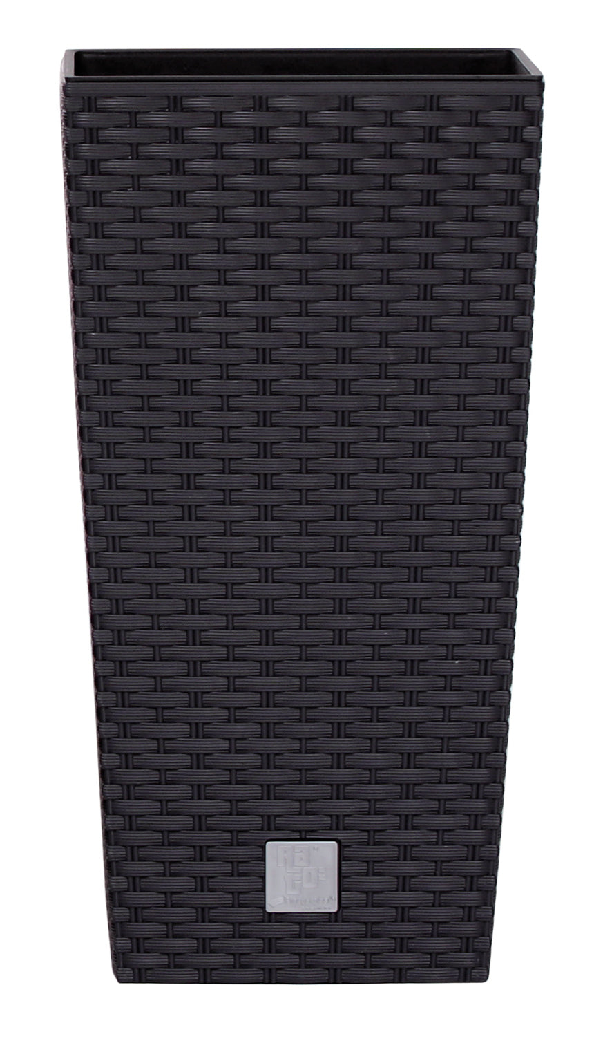 2x 50cm Pflanzschale Rattan Optik Blumentopf Übertopf Kübel Garten Blumenkübel