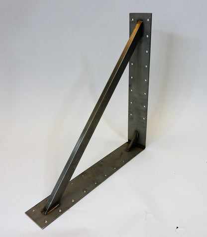 Edelstahl Winkel 600x600x100mm verstärkt 5mm Schwerlast Bauwinkel Befestigung