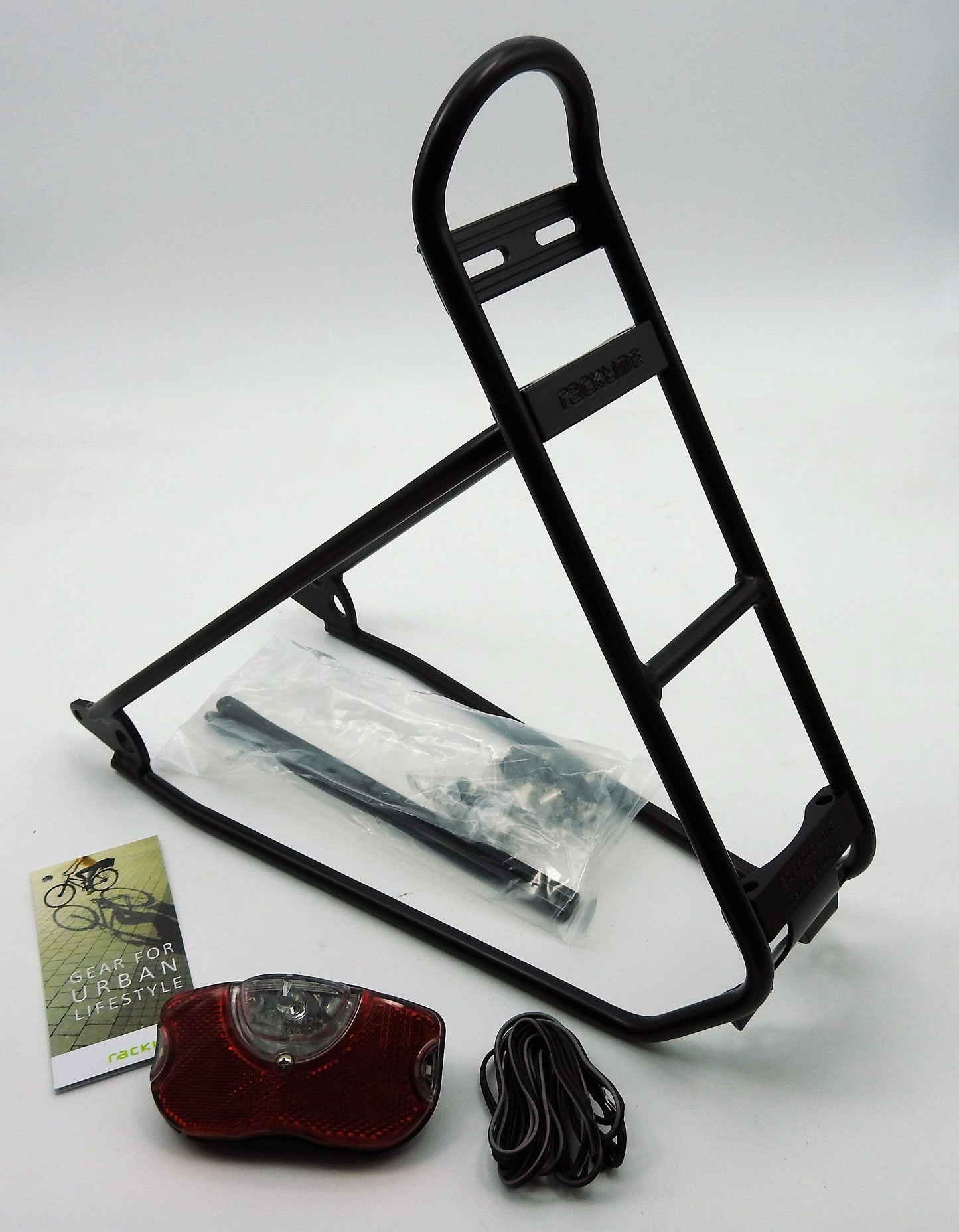 RACKTIME Hinterradträger Gepäckträger light-it 26" lightit Tubus LED Rücklicht