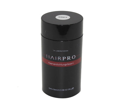 2x LALABS Hairpro Schütthaar Haarverdichter Streuhaare Pulver Haarfasern GRAU