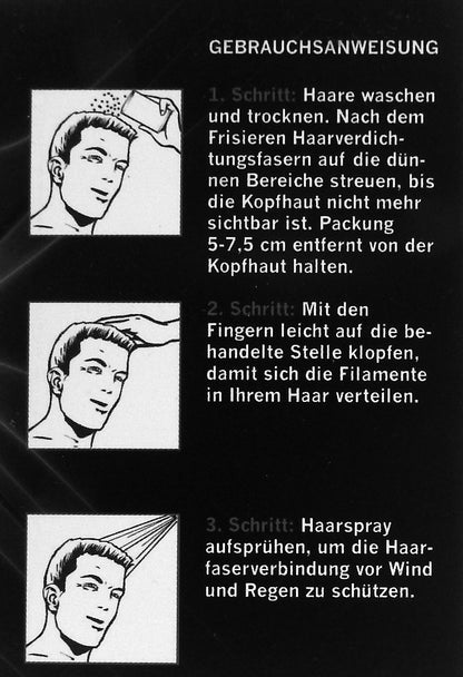 2x LALABS Hairpro Schütthaar Haarverdichter Streuhaare Pulver Haarfasern GRAU