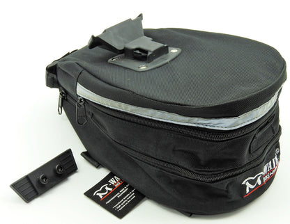 M-Wave Sattel Und Gepäckträgertasche mit CLIP-ON Halter Rücklichthalter