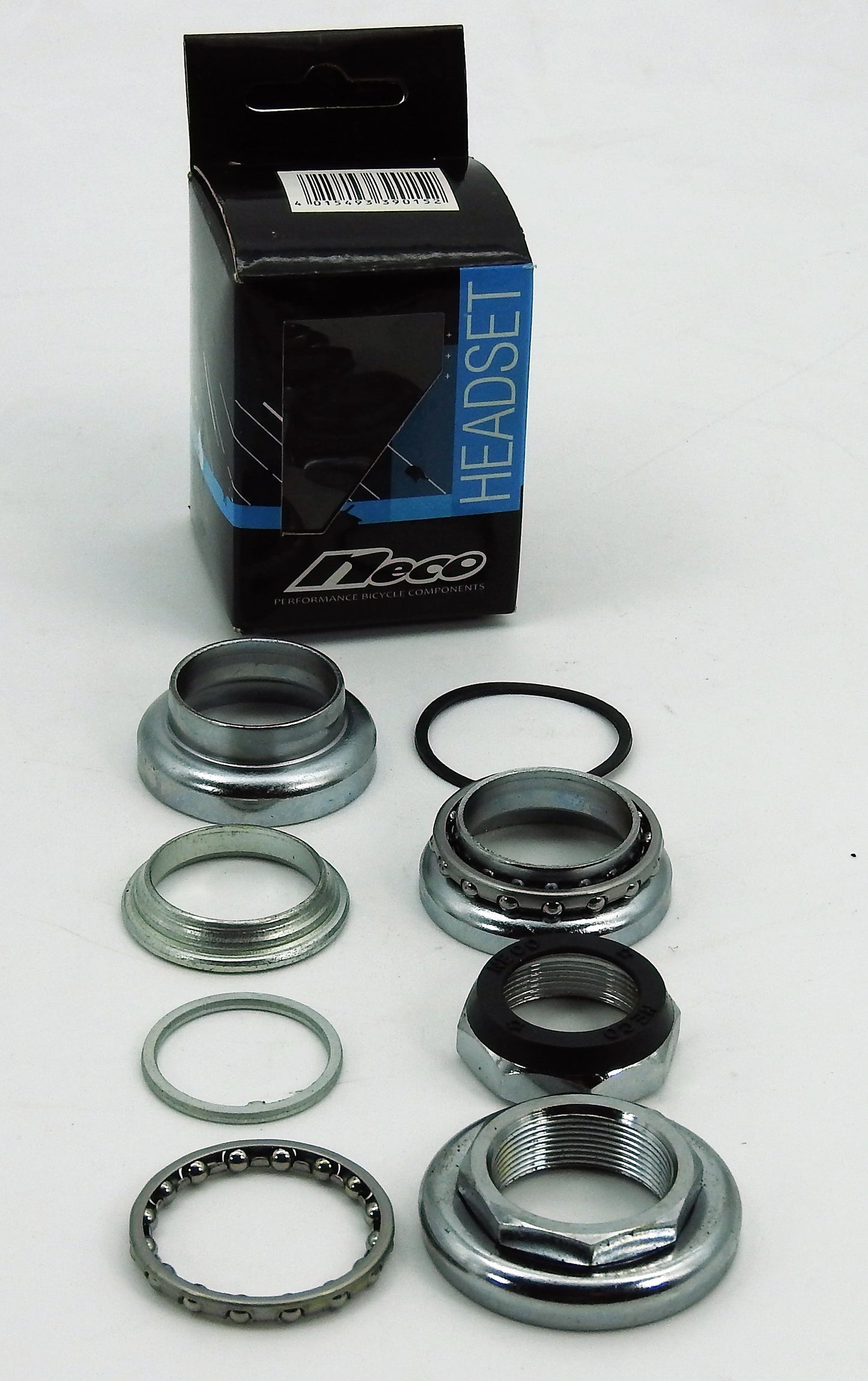 2 x NECO FAHRRAD Steuersatz 1" Zoll Lenkung Kugellager Lenker 27mm verchromt