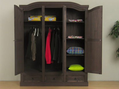 3-türiger Kiefer Kleiderschrank New Mexico kolonial