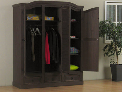 3-türiger Kiefer Kleiderschrank New Mexico kolonial