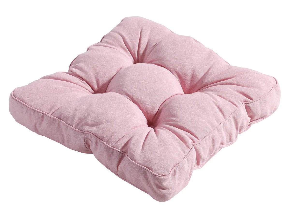 Madison Sitzkissen Florance Panama Soft Pink 47x47x10 cm Garten Möbelauflage