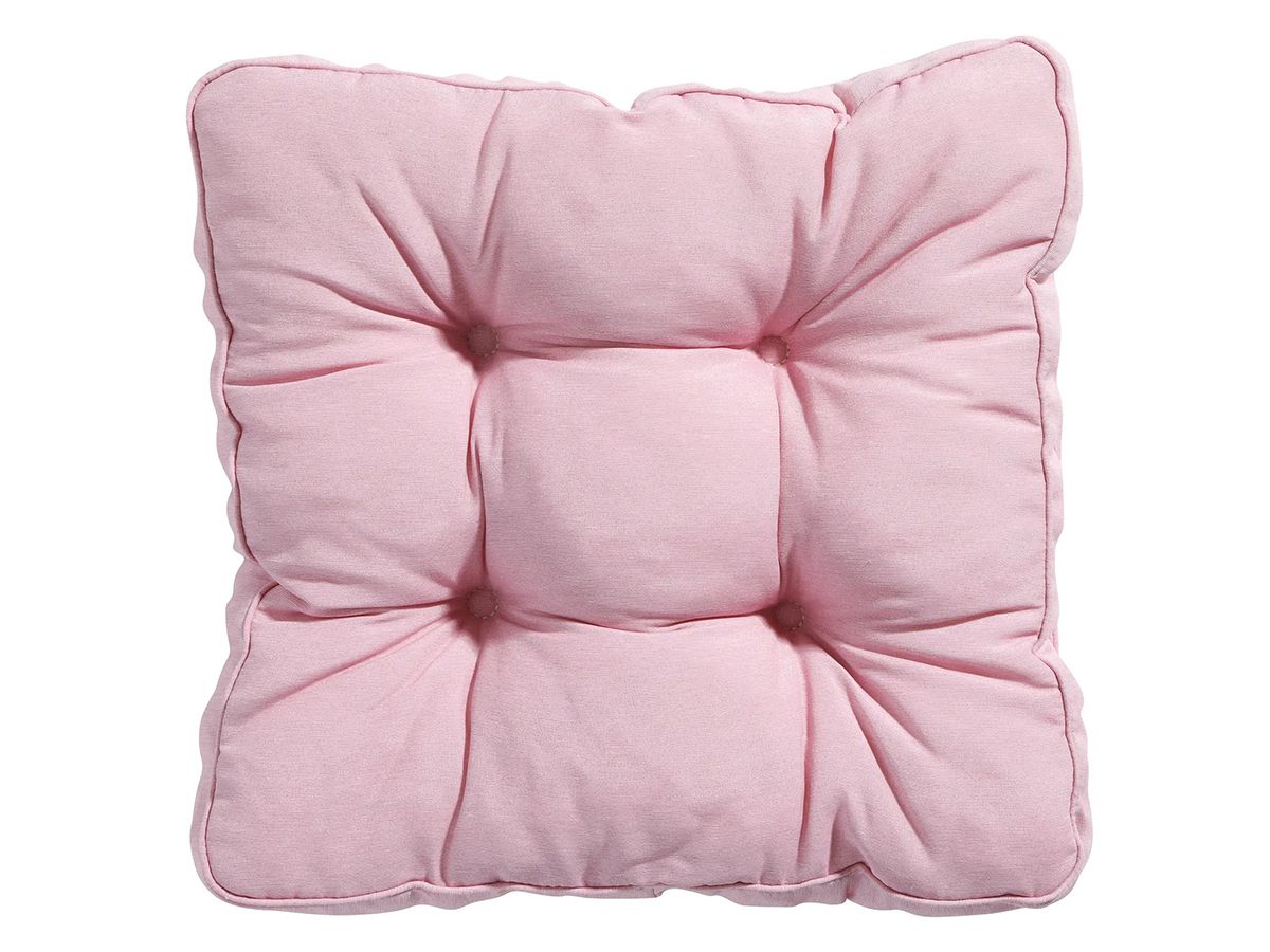 Madison Sitzkissen Florance Panama Soft Pink 47x47x10 cm Garten Möbelauflage