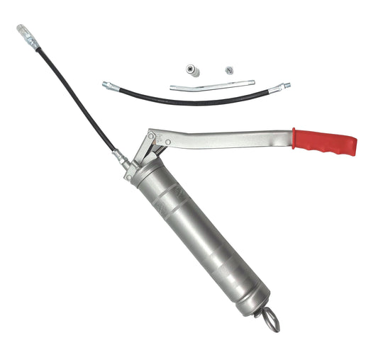 Fettpresse inkl. Zubehör Pistolenfettpresse Einhand Presse Handhebelfettpresse