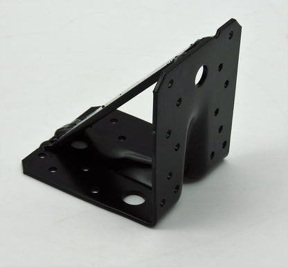 Stahl Winkel 105x105x90mm schwarz verstärkt Schwerlast Träger Schienenkonsole