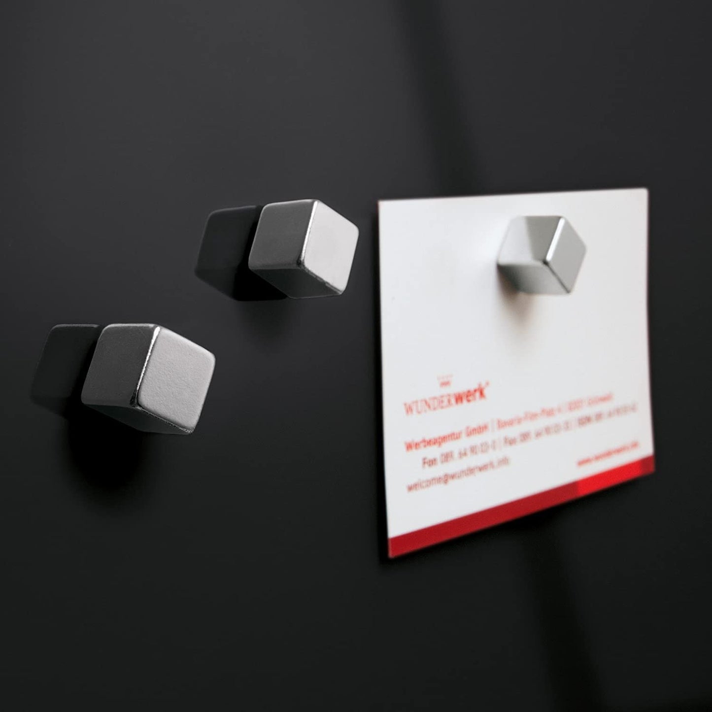 Sigel Glas Magnettafel GL110 48x48 Board Magnetwand Pinnwand Memoboard schwarz