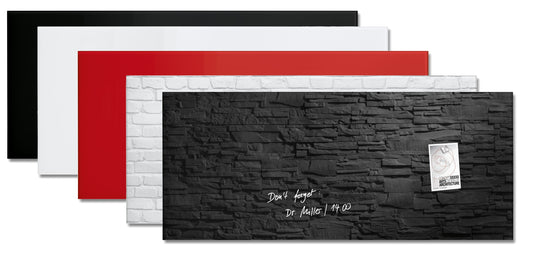 Sigel Glas Magnetboard Artverum 130x55 cm Magnet Tafel Whiteboard Board