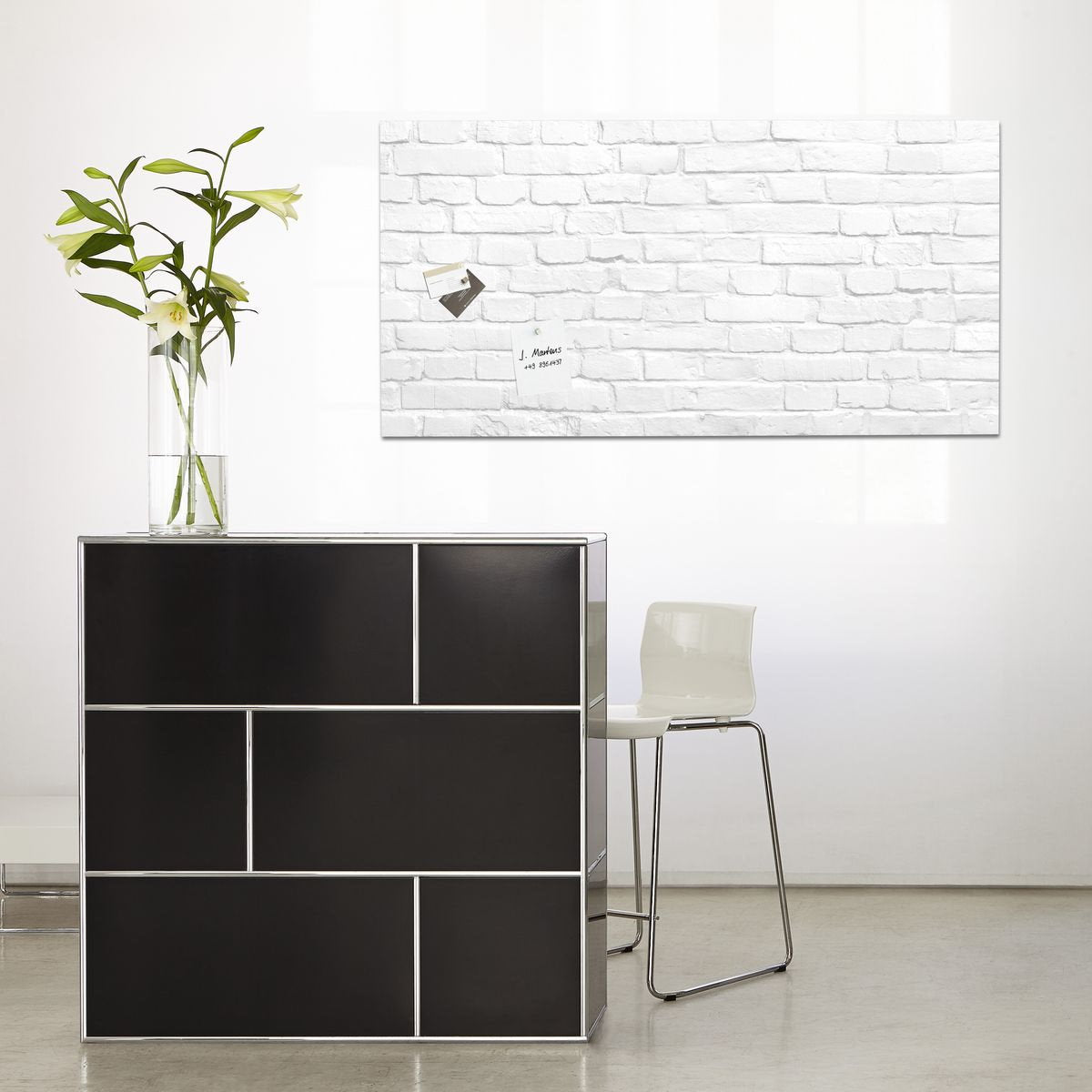 Sigel Glas Magnetboard Artverum 91x46 Whiteboard Magnet Wand Tafel Memoboard