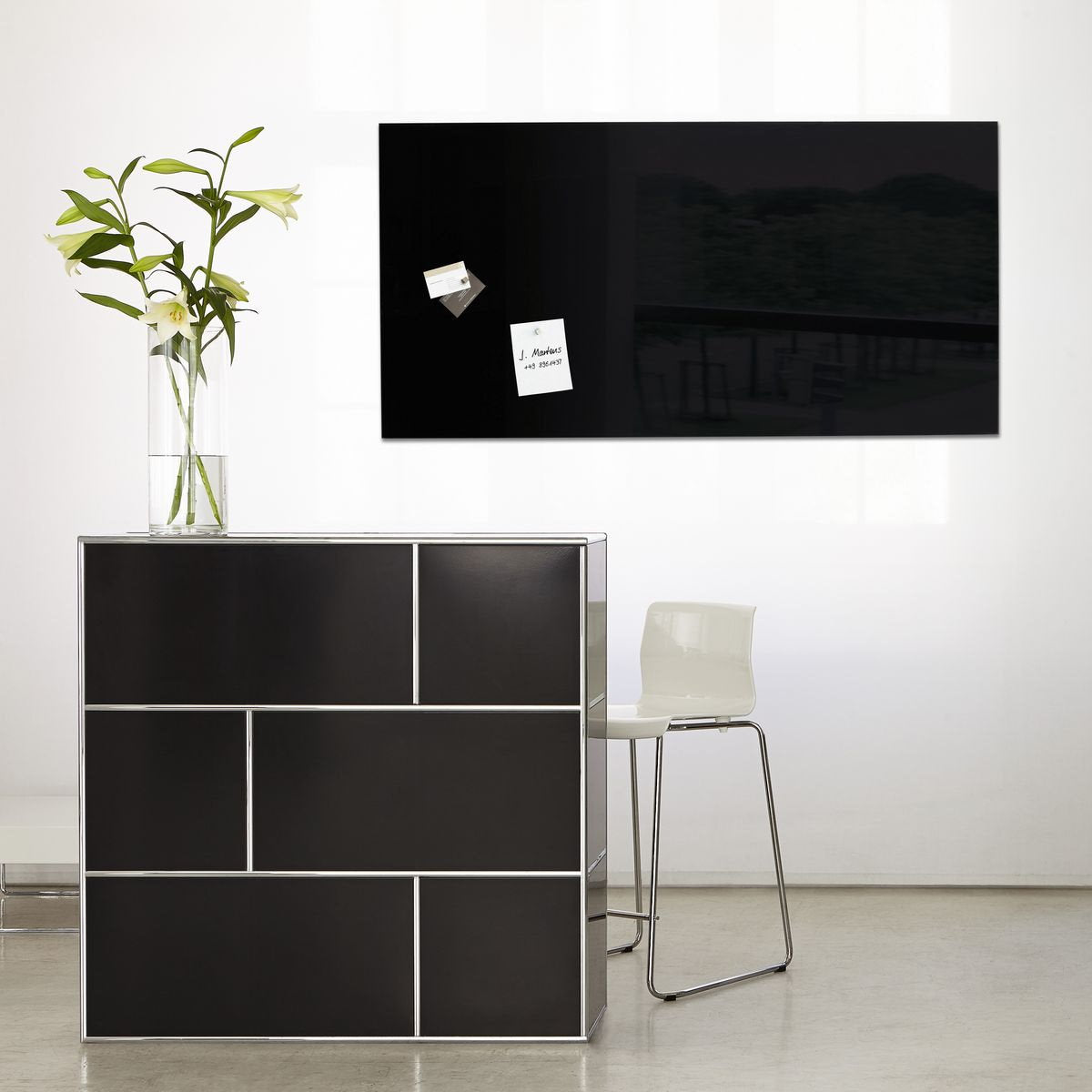 Sigel Glas Magnetboard Artverum 91x46 Whiteboard Magnet Wand Tafel Memoboard