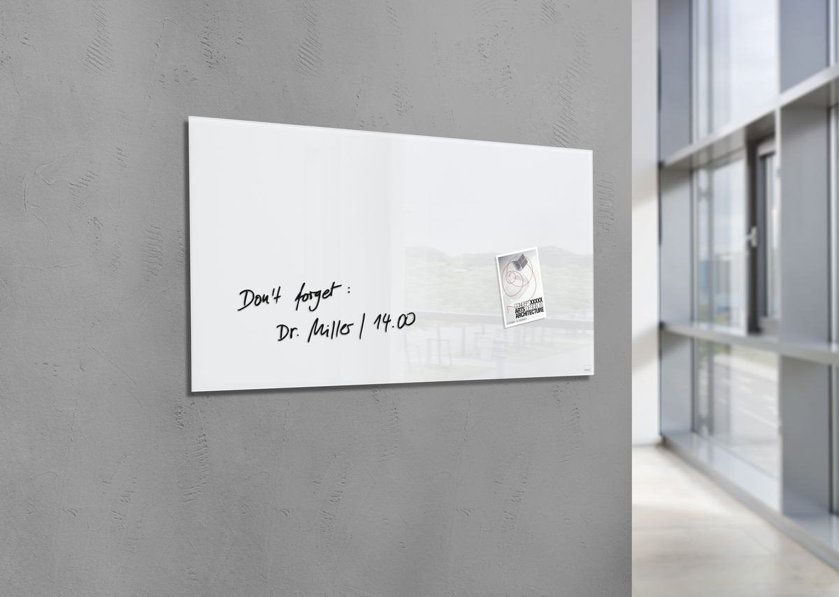 Sigel Glas Magnetboard Artverum 91x46 Whiteboard Magnet Wand Tafel Memoboard