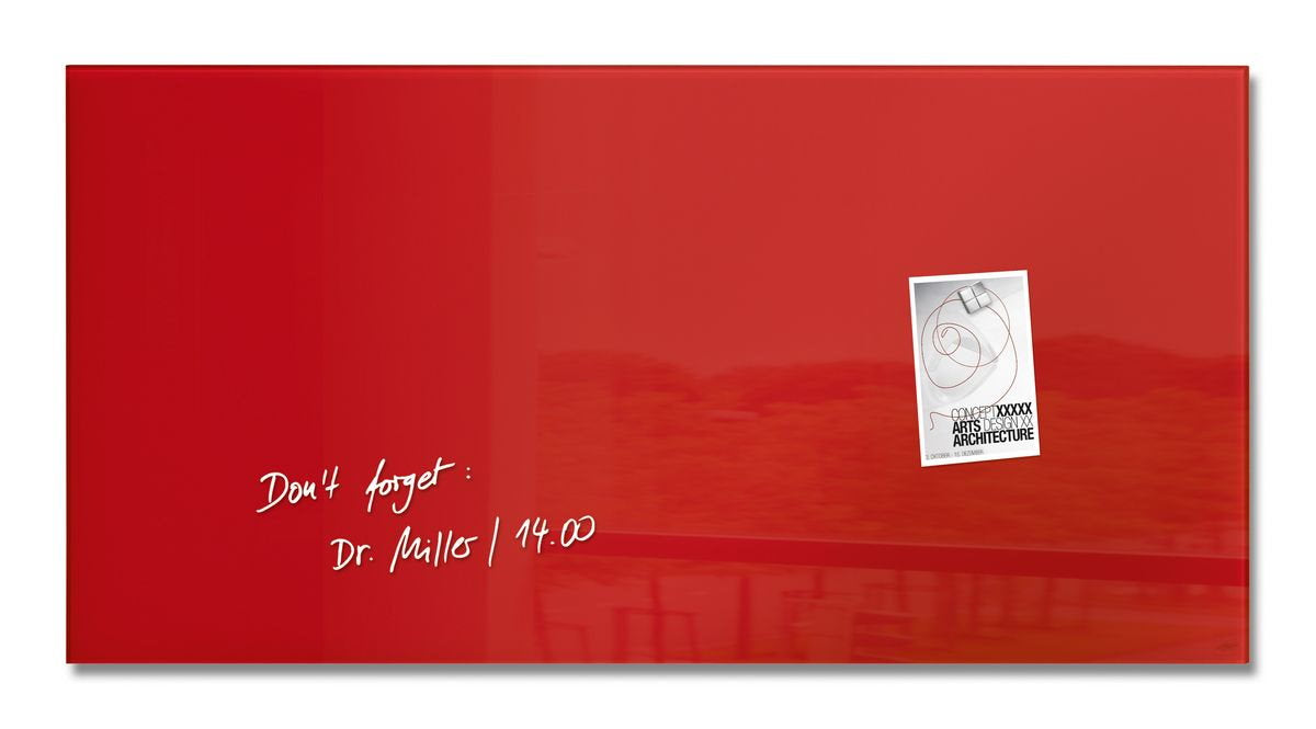 Sigel Glas Magnetboard Artverum 91x46 Whiteboard Magnet Wand Tafel Memoboard
